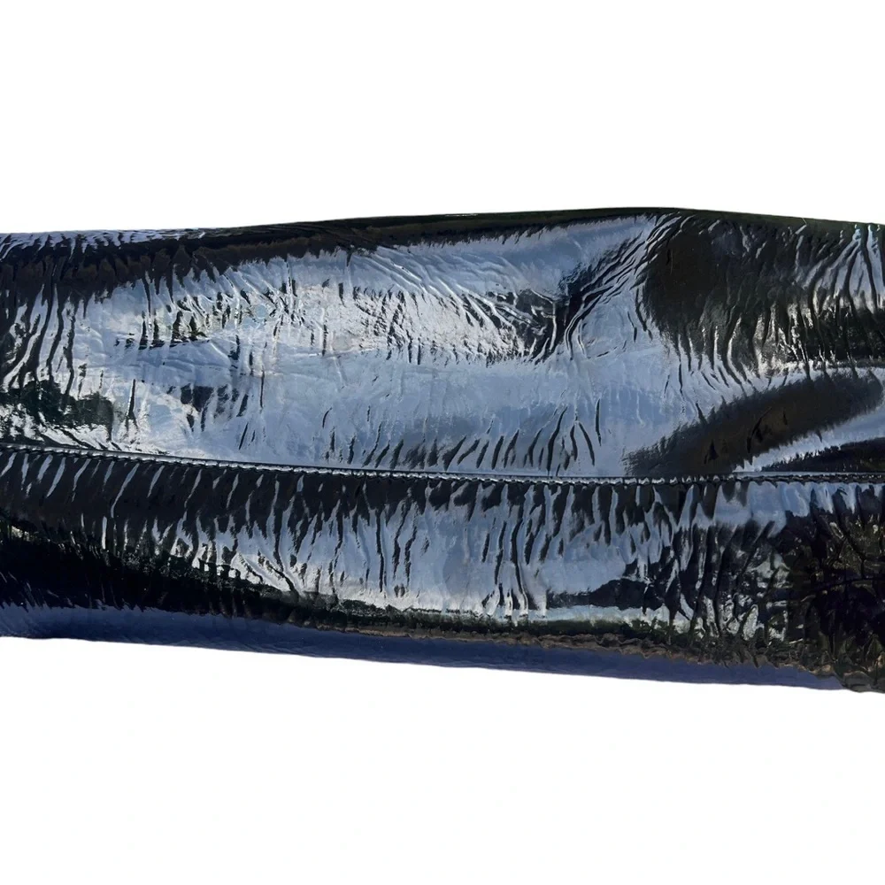 Black Patent and Royal Blue Balenciaga